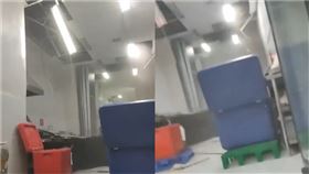 菲律賓地震，當地高樓劇烈搖晃。（圖／取自X）