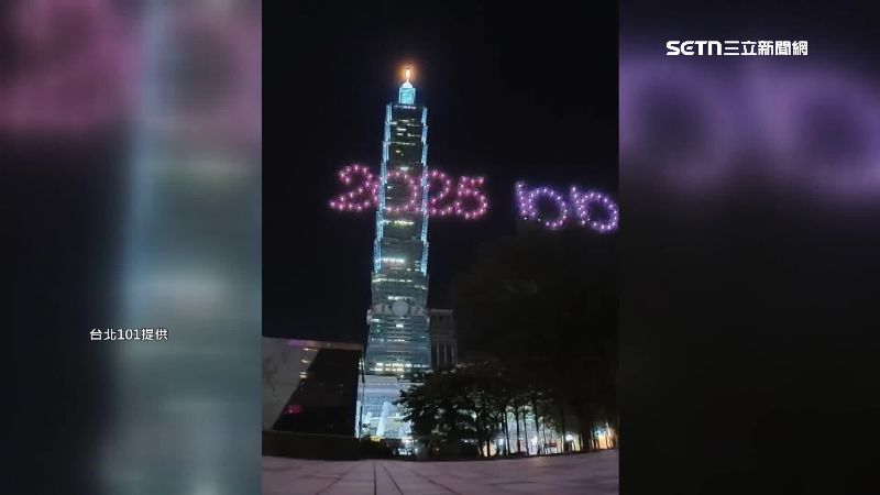 除了500台無人機展演，今年更挑戰全棟施放煙火