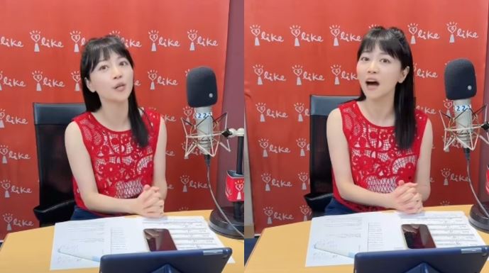高嘉瑜飆唱〈沒出息〉，並透露王世堅反應。（組合圖／翻攝自高嘉瑜臉書）