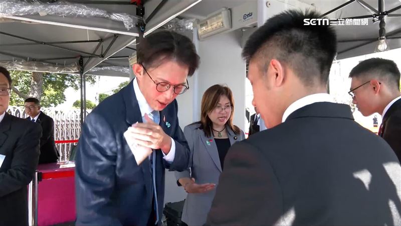 黃國昌出席國慶典禮