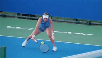 不敵前女雙球后　詹皓晴組合武漢8強止步