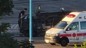 車禍事故現場情形。（圖／翻攝畫面）