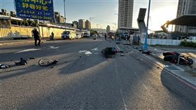 車禍事故現場情形。（圖／翻攝畫面）