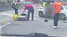 男子連假探母　回程中車突失控自撞亡