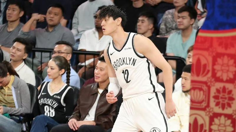 布魯克林籃網中國球員曾凡博。（圖／翻攝自NBA官方微博）