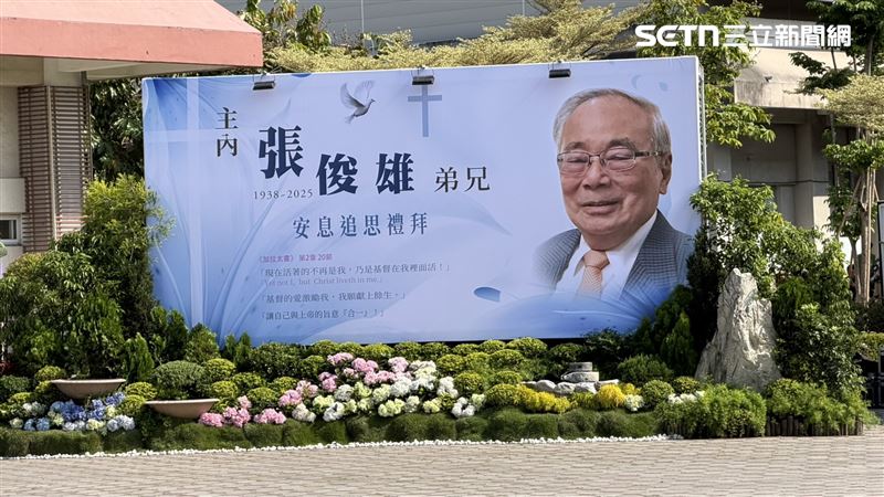 張俊雄民主鬥士非凡一生華麗謝幕，樹立精神典範將永留人心。（圖／記者簡榮良攝影）