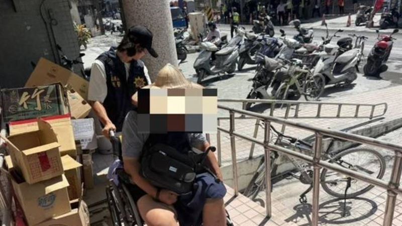 66歲瘖啞且中風的獨居受害者，遭竊13萬的慰問金。（圖／翻攝畫面）