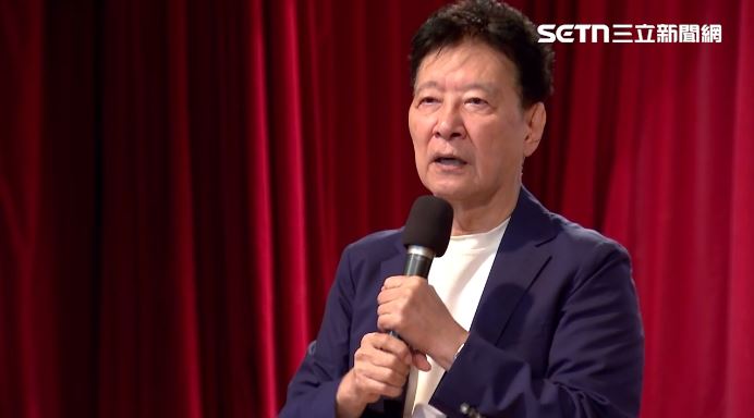 趙少康召開「正告大陸當局，不要介入國民黨主席選舉」記者會（圖／翻攝畫面）