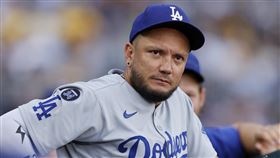 道奇隊36歲老將洛哈斯（Miguel Rojas），震撼宣布明年球季結束引退。（圖／美聯社／達志影像）