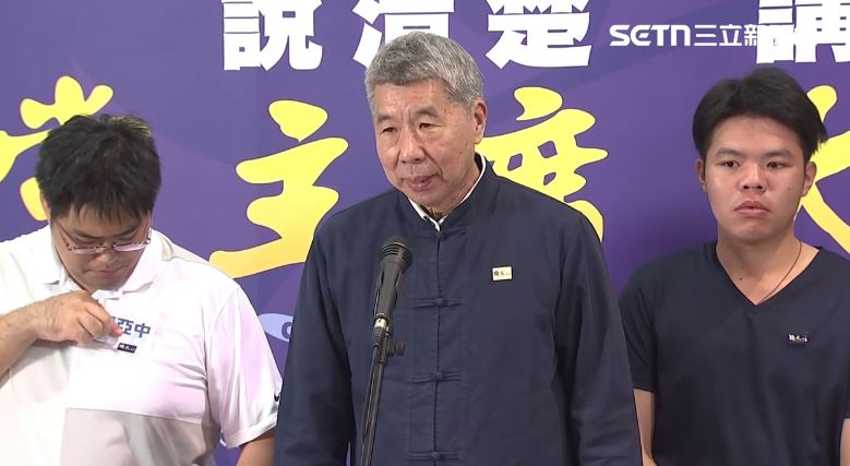 國民黨主席辯論參選人張亞中（圖／翻攝畫面）