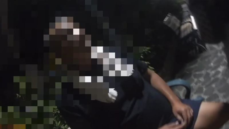 李男毒駕撞死騎士，就醫時又落跑吸毒被逮。（圖／翻攝畫面）