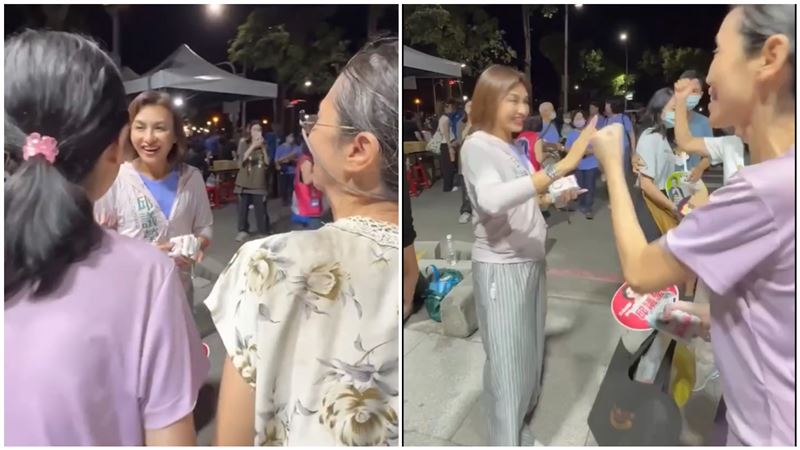 邱議瑩左營萬年季巧遇同學：我們還青春