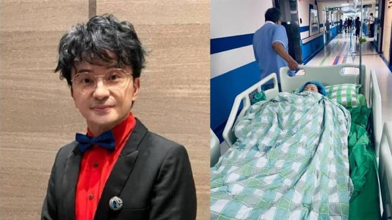 藝人唐從聖高齡母親進行腦部手術。（圖／翻攝自臉書）