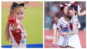 中職36年季後挑戰賽，樂天女孩應援出奇招。（圖／樂天桃猿球團提供） 