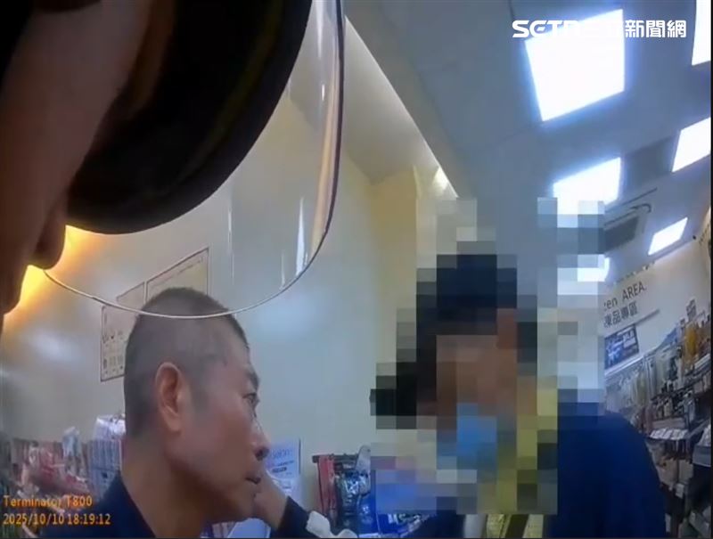 洪男因擔心開庭恐就入獄，在警局輕生拘留室。（圖／翻攝畫面）