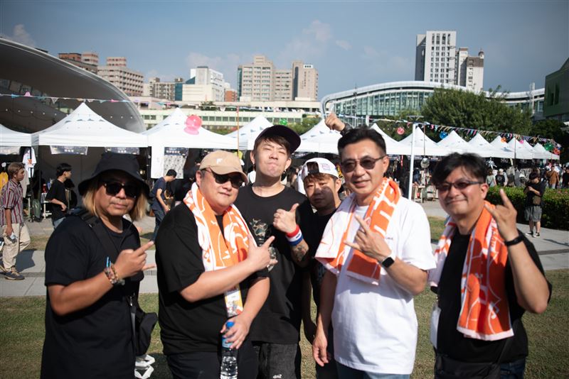 10萬人嗨翻搖滾台中，副市長鄭照新：用音樂點亮城市 連假一起Rock！（圖／臺中市政府提供）