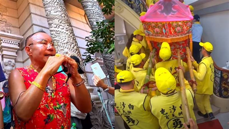 救災出錢出力　白沙屯媽大轉彎找吊車大王