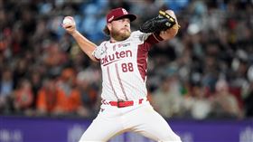 樂天桃猿洋投波賽樂，季後挑戰賽後援登板。（圖／樂天桃猿提供） 