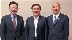 郝龍斌貼出與韓國瑜、江啟臣的合照。（圖／翻攝自郝龍斌臉書）