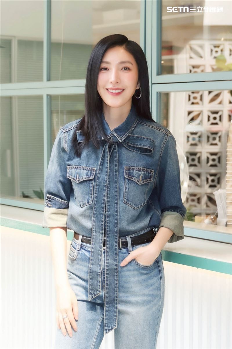 楊謹華憑藉《影后》入圍金鐘60最佳女主角獎。（圖／記者鄭孟晃攝影）