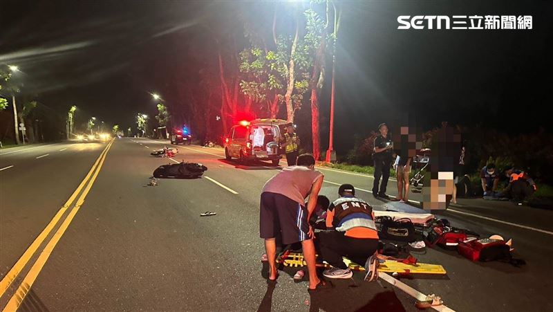 新／台南台3線車禍7送醫　2人倒地最小2歲