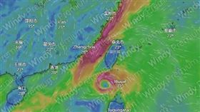 （圖／翻攝自台灣颱風論壇｜天氣特急）