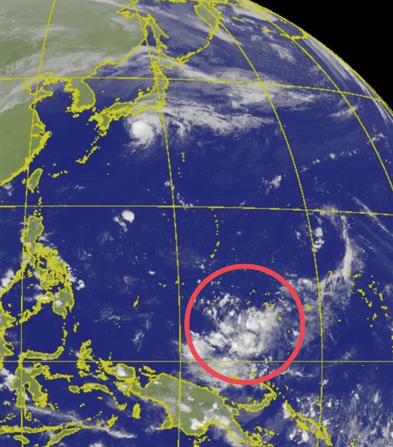 東北季風南下，有機會跟擾動形成明顯共伴效應。（圖／翻攝自氣象報馬仔）