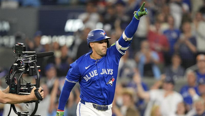 史普林格首局首打席轟出牆　藍鳥隊史首次