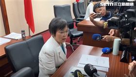 劉世芳說明花蓮馬太鞍溪堰塞湖撤離計畫最新進度。（圖／翻攝畫面）