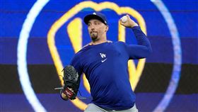 道奇公布史奈爾（Blake Snell）是國聯冠軍賽首戰先發投手。（圖／美聯社／達志影像）