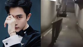 于朦朧（左）生前疑似通過秘密通道（右）被轉移。（圖／翻攝自于朦朧微博、@anitajojo24 TikTok）