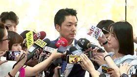 蔣萬安受訪談輝達北士科土地進度。（圖／翻攝畫面）