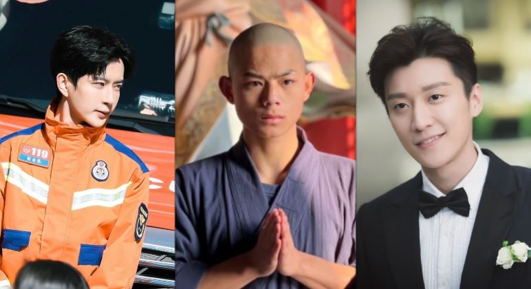 于朦朧（左）喬任梁（右）及武僧秋風（中），三人死因均被外界認為離奇。（圖／翻攝自于朦朧、喬任梁、秋風微博）