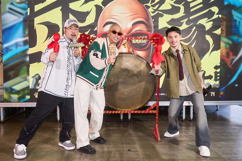 呂士軒演唱會記者會。左起阿達、呂士軒、阿Ken。（圖／我宅有限公司提供）