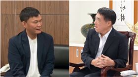 潘一全、郝龍斌。（圖／翻攝自鄭麗文、郝龍斌臉書）