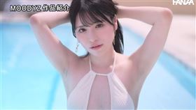 杉崎美紗在片商Moodyz出道拍AV，她也透露喜歡愛愛，之所以成為AV女優是因為想要跟男優來一場相撲。（圖／翻攝自X）