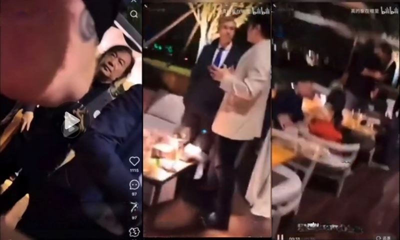 網傳「寶格麗酒店片段」在于朦朧生前有名流聚會提到他，然而內容令人不寒而慄。（圖／翻攝自陸網）