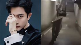 于朦朧（左）生前疑似通過秘密通道（右）被轉移。（圖／翻攝自于朦朧微博、@anitajojo24 TikTok）