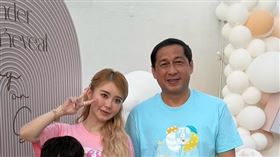 饅頭媽、林佐岳。（圖／翻攝自臉書）