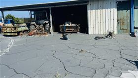 花蓮鳳林工寮受災不符國軍救災規定（2）花蓮洪災鳳林鎮也有農地受災，網傳「鎮長讓里長都簽具結書不需國軍幫忙，卻回過頭來罵中央政府」；鎮長林建平12日指出，工寮沒有戶籍、沒有門牌，所以國軍部隊不能去清淤泥，並喊冤，中央政府那麼忙，在光復鄉救災動員那麼多人力，怎麼會去罵。（鳳林鎮公所提供）中央社記者李先鳳傳真　114年10月12日