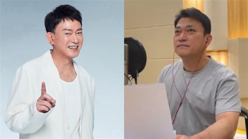 陳偉霆《許我耀眼》配音員李龍濱（右）撞臉王識賢（左）。（圖／翻攝自李龍濱小紅書、王識賢臉書）