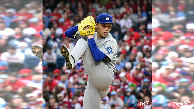 國聯冠軍賽G1佐佐木朗希9局下登板失分。（圖／翻攝自道奇 X）