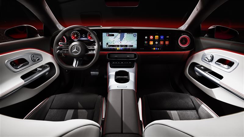 CLA是賓士首款搭載MB.OS系統的車款。（圖／Mercedes-Benz提供）