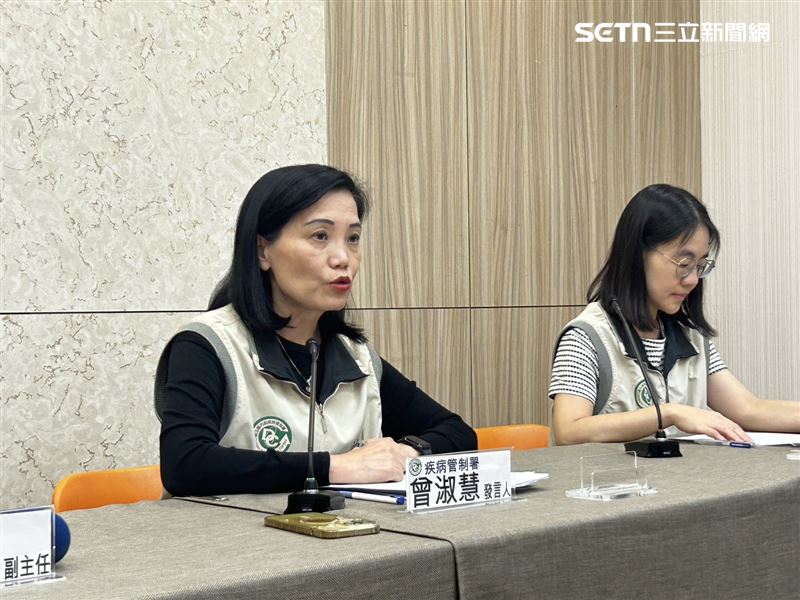 曾淑慧說明流感疫情。(圖/記者簡浩正攝影)
