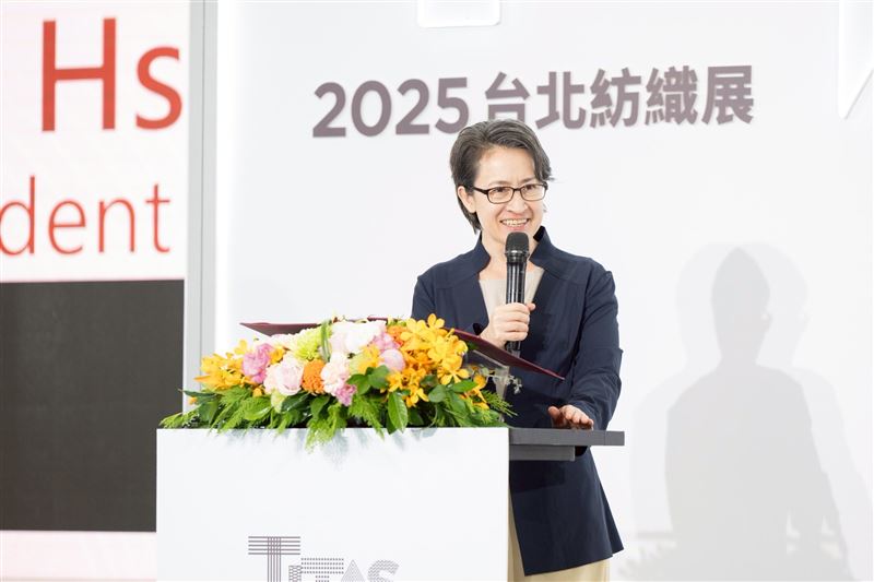 副總統蕭美琴出席「2025年台北紡織展TITAS開幕典禮」（圖／總統府提供）