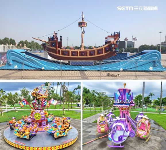 桃園護國宮太子聖誕嘉年華「太子遊樂園」。(圖/桃園護國宮提供)