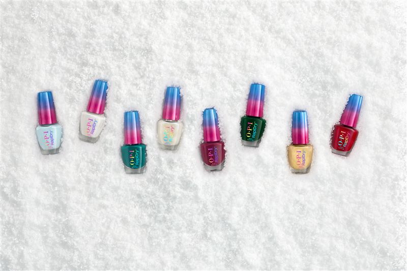OPI快乾奇蹟假期系列8款冬日限定專屬美型色調。（圖／品牌業者提供）