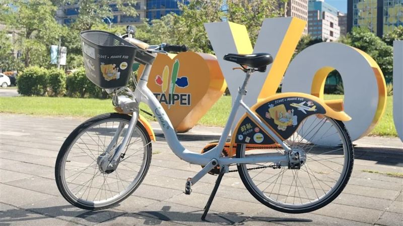 新北板橋河濱公園昨日上午出現一名裸男騎共享單車；示意圖。（翻攝自臉書@YouBike大台北粉絲團）