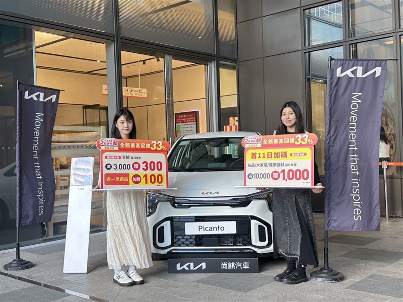 宏匯廣場週年慶消費滿5000元可抽掀背車。(圖／宏匯廣場提供）