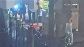 獨／五分埔人車爭道　攤販協調反遭惡煞毆